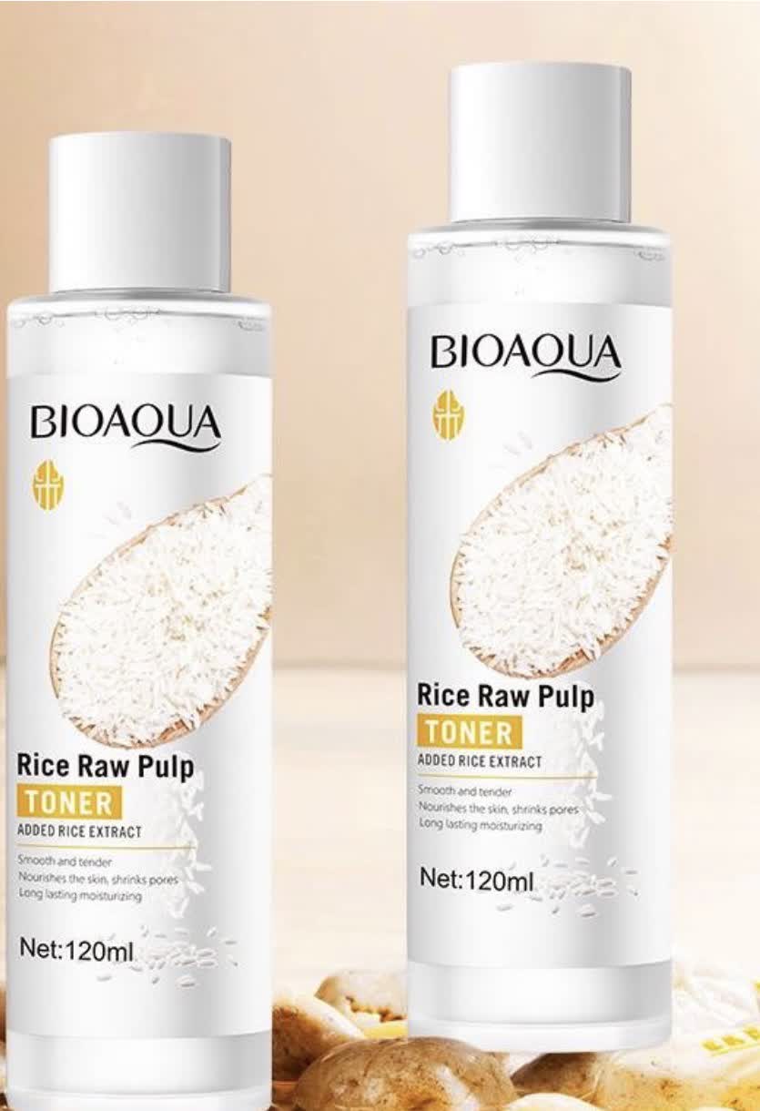 تونر برنج صورت عصاره برنج خام بیوکوا حجم ۱۲۰ میل