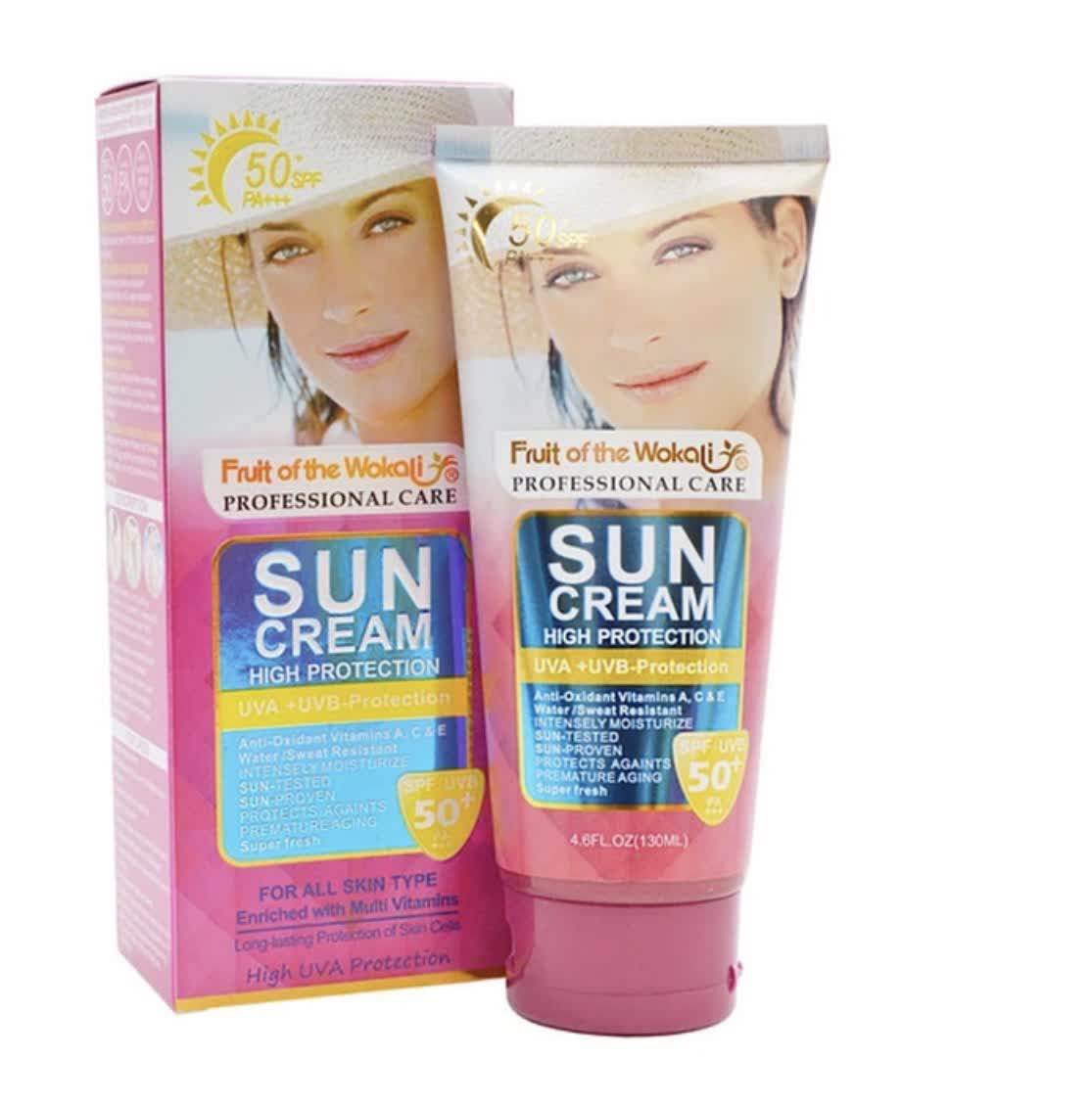 ضد آفتاب بی رنگ ووکالی با حجم ۱۳۰ میلی لیتر