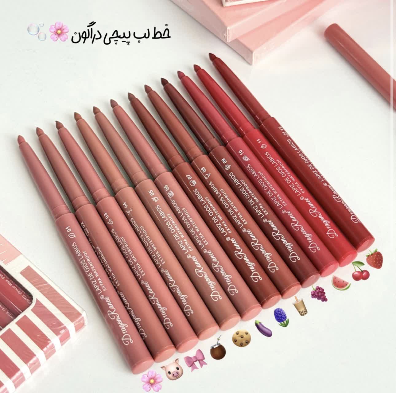 تصویر مداد لب دراگون رانی مدل waterproof - 11 dragon